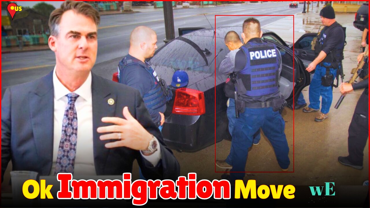 Oklahoma Gov. Kevin Stitt DHS Agreement for State Troopers Enforce Immigration Laws ICE - WorldEye