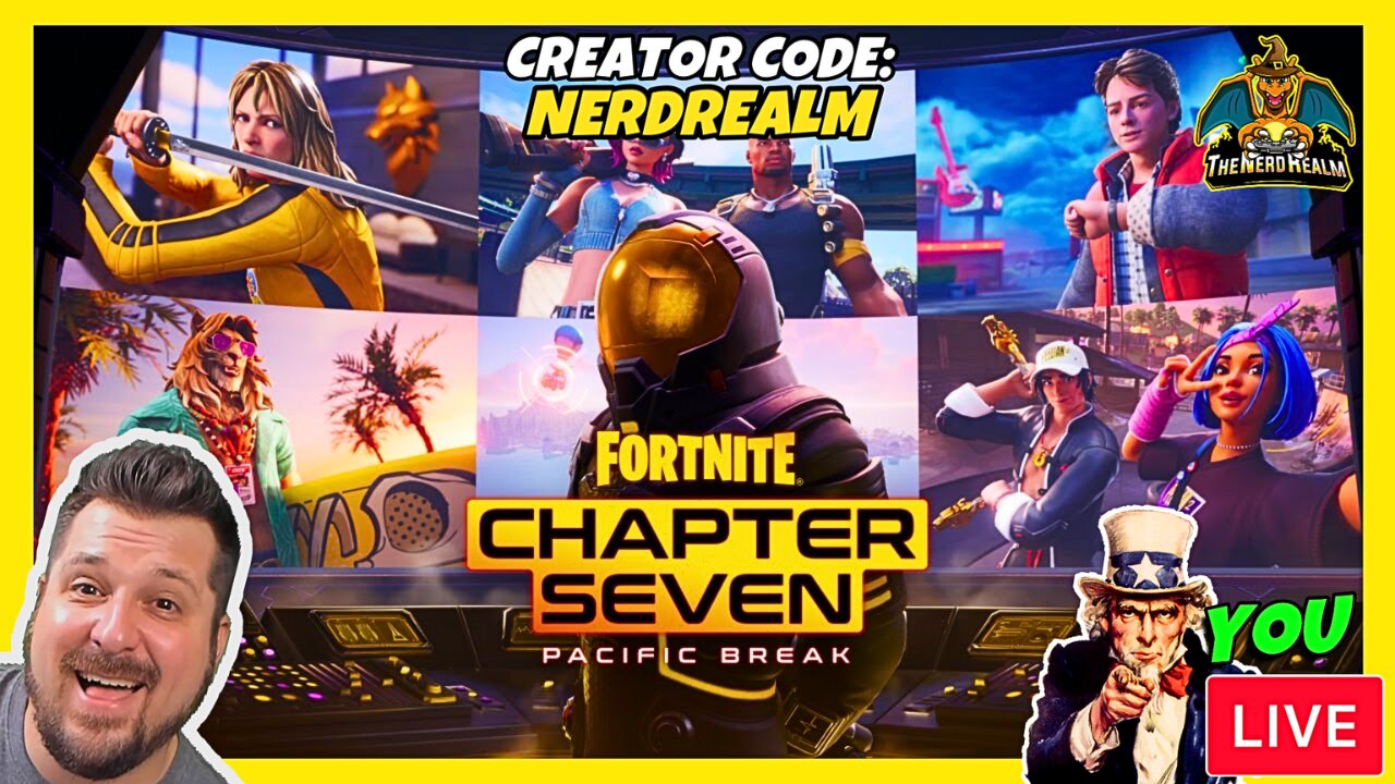 Fortnite Pacific Break w/ YOU! Creator Code: NERDREALM 1/8/26