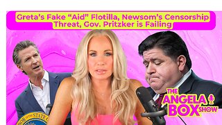 🔴 LIVE: Newsom’s Censorship Threat & Gov. Pritzker is Failing | Angela Box Show Ep. 341