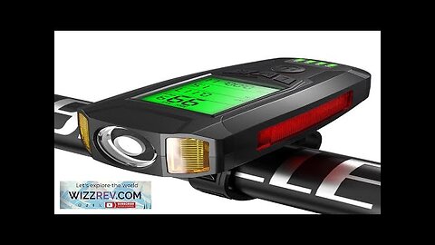 Black BIKIGHT 3-in-1 350LM COB Bike Light + USB Horn Lamp + Review