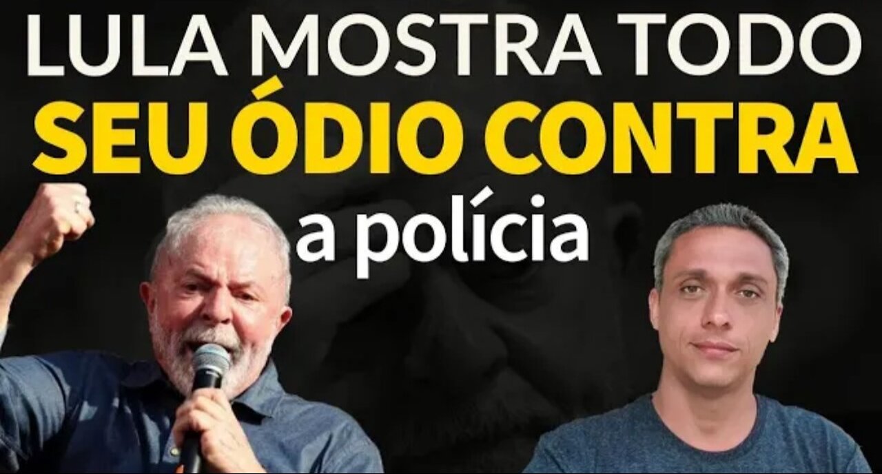 In Brazil, CRIMINAL LULA shows his hatred against the police in a decree The criminals are grateful