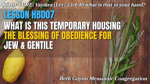 BGMCTV HB007 SUKKOT “FEAST OF TABERNACLES” 2025. WHAT IS THE PROPHETIC IMPORTANCE OF THE DAY