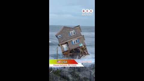 #USA #NorthCarolina #OuterBanks #Collapse #Disaster #Nature #climate #anomaly #climatecrisis
