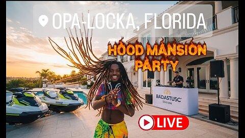 Miami Post Christmas HOOD Lake Mansionl Party Interviews
