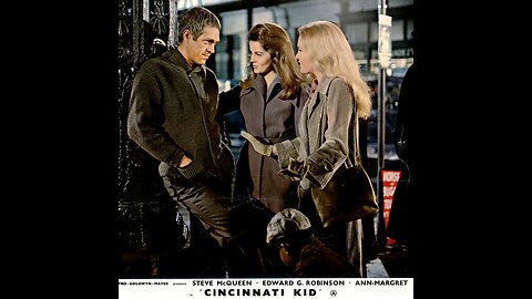 The Cincinnati Kid (1965) Steve McQueen, Edward G. Robinson, Joan Blondell