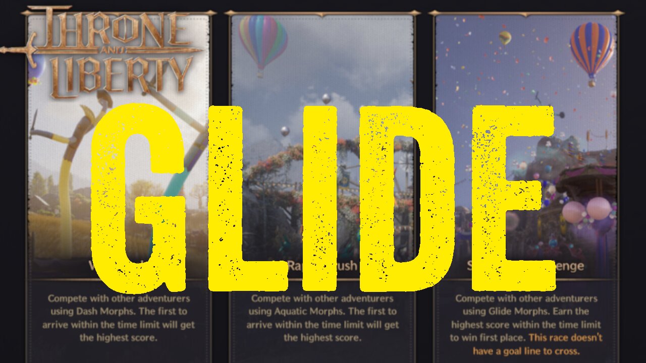 Skyborne Challenge Morph Festival (Glide) - Throne and Liberty
