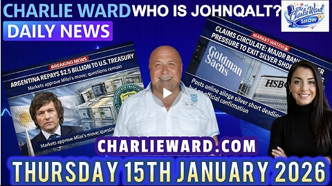 CHARLIE WARD DAILY NEWS WITH CHARLIE WARD & DREW DEMI THURSDAY 15TH JAN 2026. WHO IS JOHN QALT?