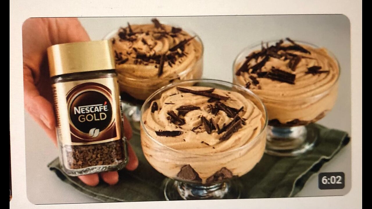 Coffee mousse dessert in 5 minutes! It's so delicious that I make it every weekend!