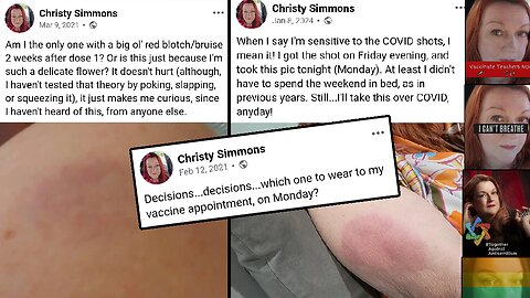 Christy kept getting more vaccines, more befuddled, and more cancered after each adverse reaction!