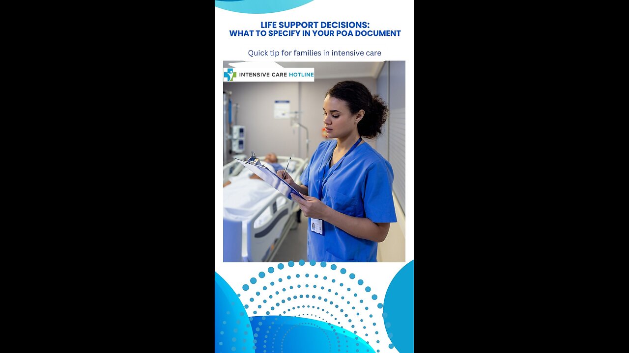 Life Support Decisions: What to Specify in Your POA Document