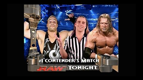 Rob Van Dam vs Triple H - #1 Contender's Match (Full Match)