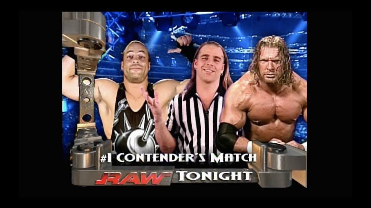 Rob Van Dam vs Triple H - #1 Contender's Match (Full Match)