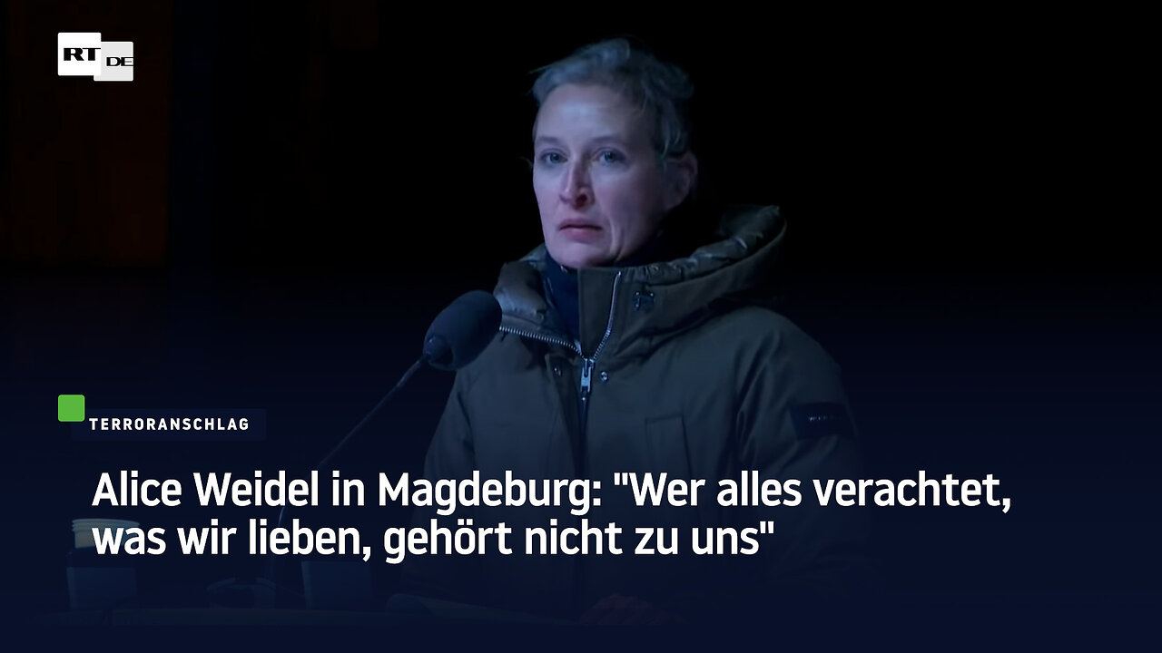 Alice Weidel in Magdeburg: "Wer alles verachtet, was wir lieben, gehört nicht zu uns"