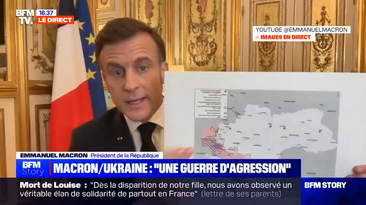 Holding the map upside down what an idiot