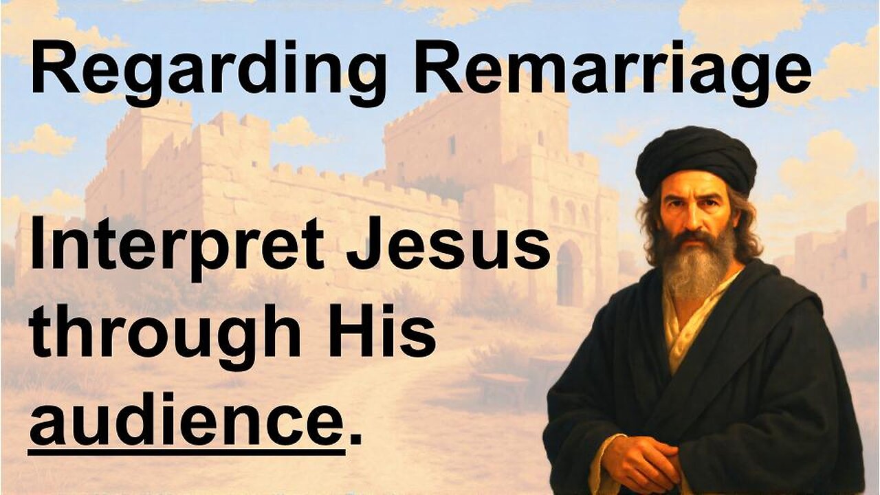 The Talmud Unlocks Jesus' Remarriage Teaching
