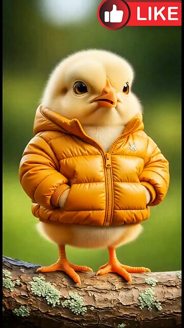 The forest squirrel is enjoying the cold weather by wearing a jacket and resting on a tree branch.