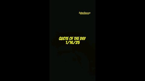 Daily Quote 📝 | 1/16/25 #MotivationalQuotes #LifeQuotes #QuotesAboutLife #DailyQuotes #Inspiration