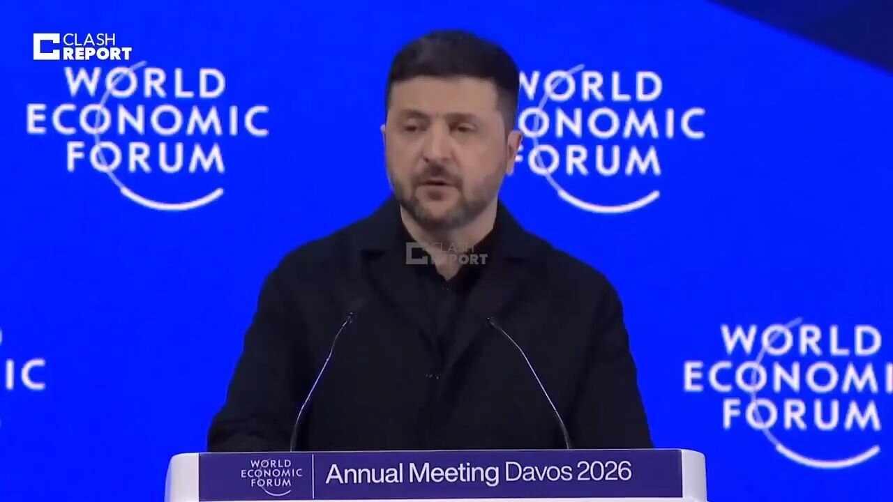 Podrážděný Zelenský v Davosu zaútočil v projevu na Viktora Orbána, že prý zasluhuje pohlavek!