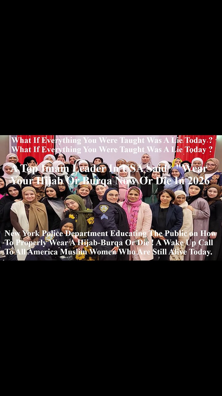 New York Police Department Educating The Public On How To Properly Wear A Hijab Or Die