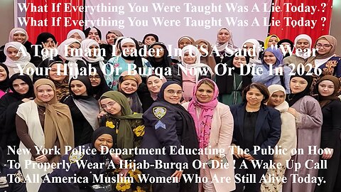 New York Police Department Educating The Public On How To Properly Wear A Hijab Or Die