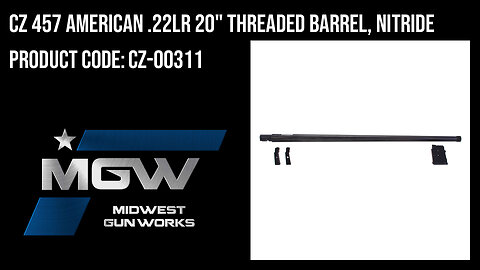 CZ 457 American .22LR 20" Threaded Barrel, Nitride - CZ-00311