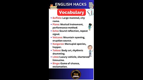 Daily use Important vocabulary words for exam 2025 43 #studyhacks123 #vocabulary #english #shorts
