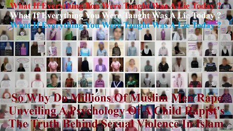 So Why Do Muslim Men Rape Unveiling A Psychology Of A Rapist Behind Sexual Violence In Islam