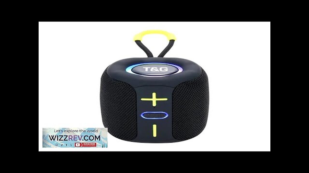 TG658 Portable bluetooth Speaker 360° Surround Stereo Deep Bass RGB Light TWS Review