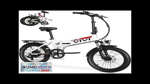 Vivi Electric Bike 20" x 2.4 Fat Tire Folding Electric Bike Peak Review