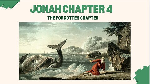 Skipped Over Parts of the Bible: Jonah 4 — The Angry Prophet