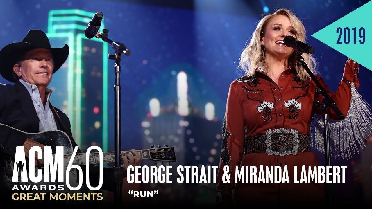 George Strait & Miranda Lambert - Run (Live from the 54th ACM Awards)