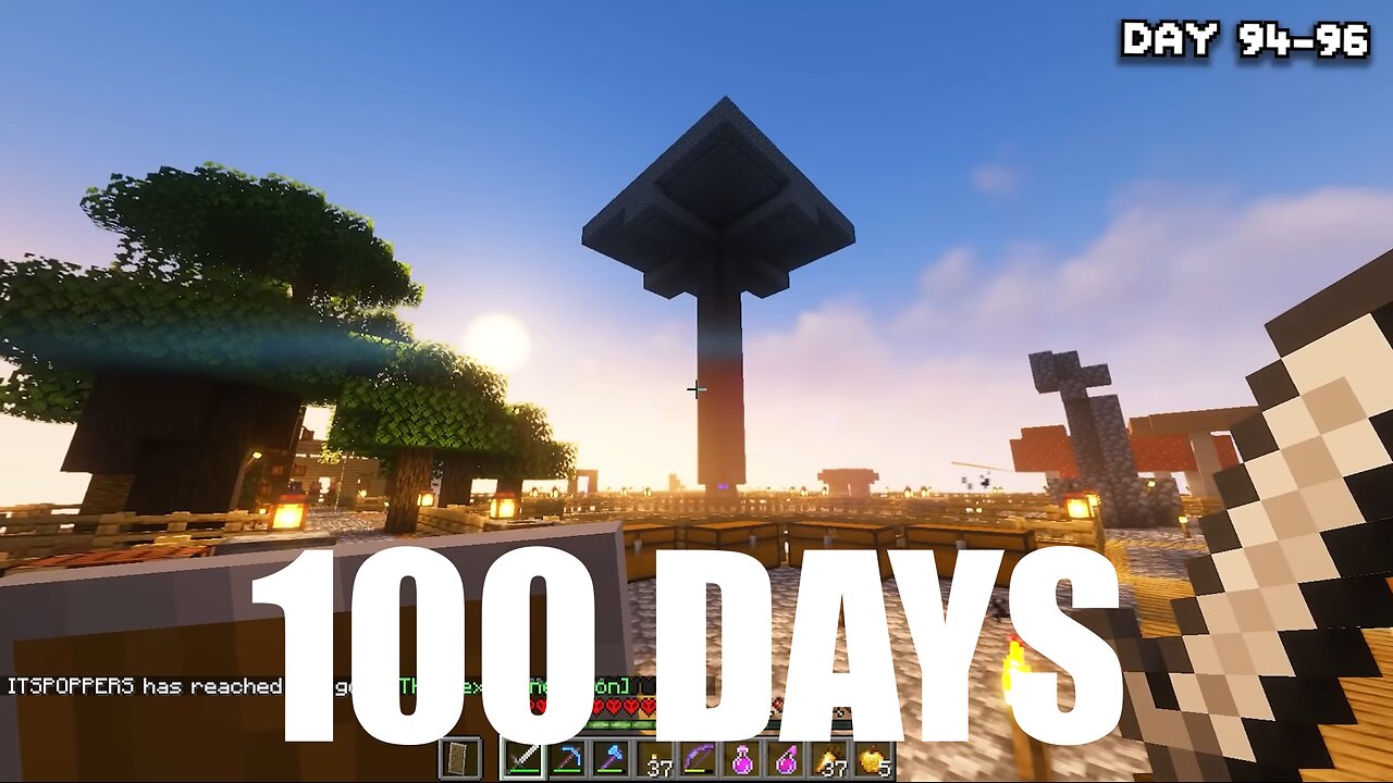 I spent 100 Days In Minecraft SKYBLOCK Hardcore!!.mp4