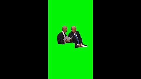 Trump Laughing With Obama | Green Screen