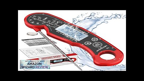 Meat Thermometer Digital for Grilling and Cooking ANDAXIN Waterproof Ultra-Fast Instant Review