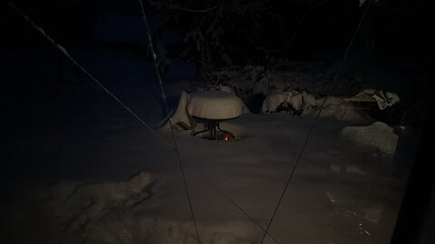 Snow storm in the Fraser valley