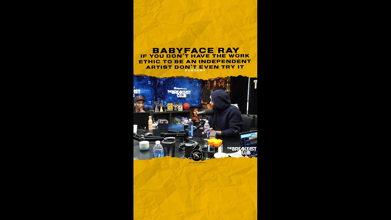 @babyfaceray If you don’t have the work ethic to be an independent artist don’t even try it