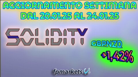 𝐒𝐎𝐋𝐈𝐃𝐈𝐓𝐘 - Aggiornamento Settimana dal 13.01 al 17.01. Profit +0,48%.