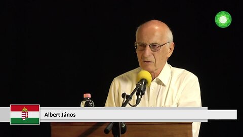 Albert János előadása a VI. Nemzetközi Béke- és Egészségkonferencián