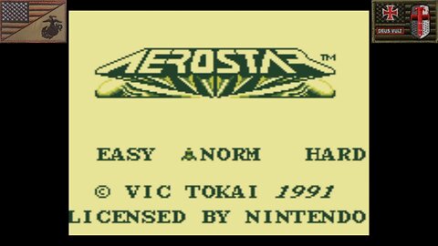 Aerostar (Nintendo Game Boy - Attract Mode) [NA Version of "エアロスター"]