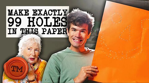 Make Exactly 99 Holes | Full Task | Taskmaster