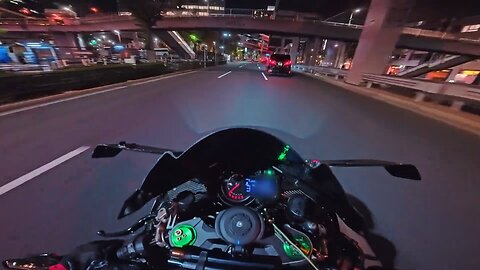 Planet V - Garrote | Tokyo NightDrive on Kawasaki Ninja H2 | Wave Music