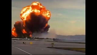 UPS Cargo Plane Crashes And Explodes Causing A Massive Fire At Louisville Airport: Part 1