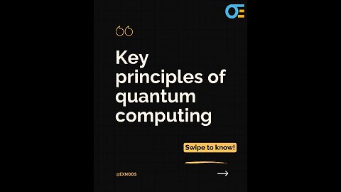 Key principles of quantum computing- Superposition, Entanglement, Decoherence, Interference.