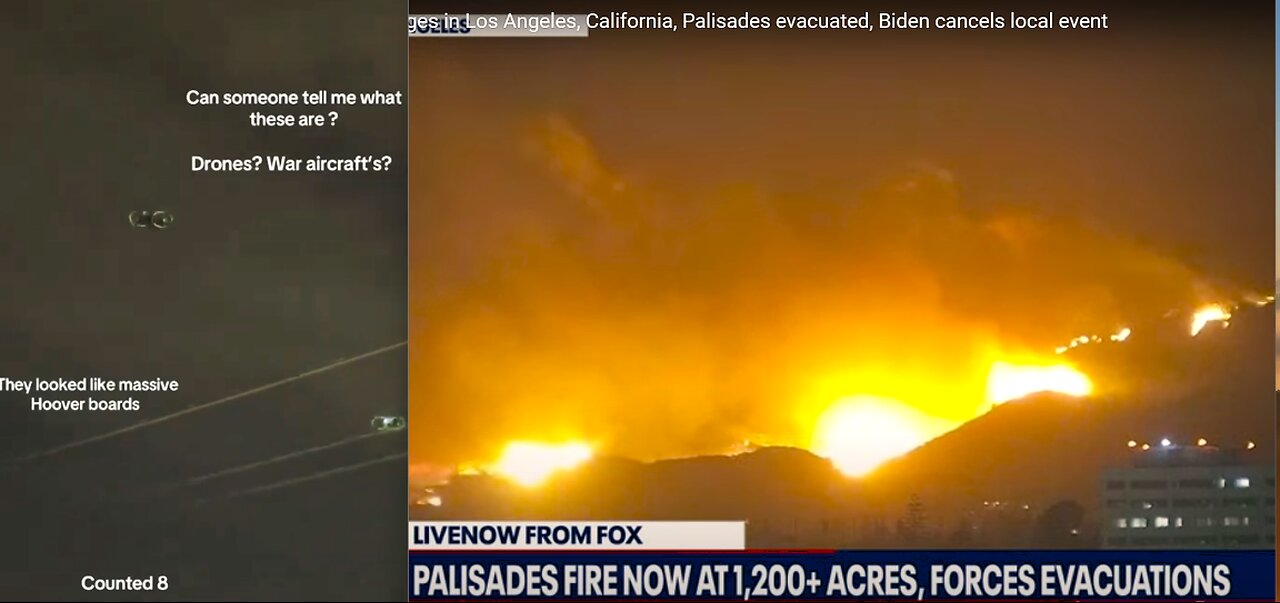 WORLD TO WITNESS EXTRAORDINARY DEVELOPMENTS IN COMING HOURS?! LOS ANGELES ON FIRE 30K EVACUATED!!!