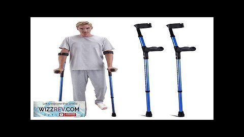 VEVOR Forearm Crutches Aluminum Walking Crutches with Adjustable Height & Cuffs Review