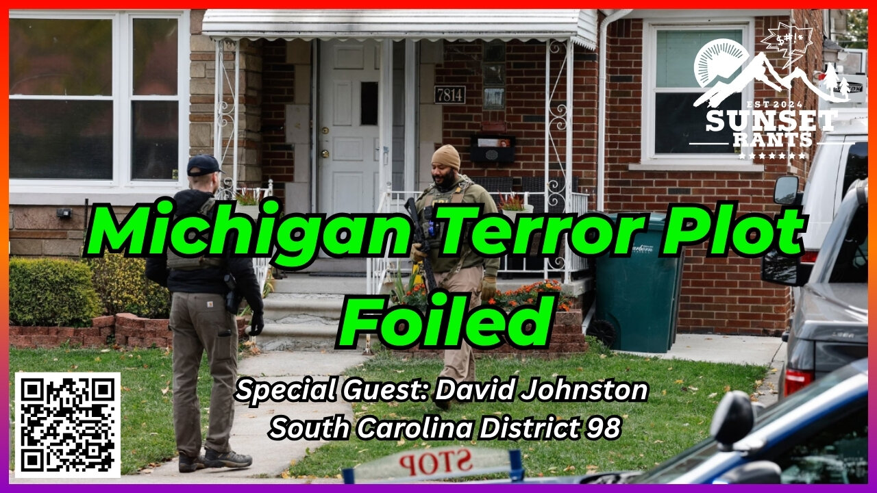 Foiled Plots and Train Attacks-- Tonight on Sunset Rants w/ Special Guest David Johnston