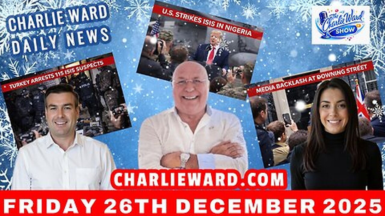 CHARLIE WARD DAILY NEWS WITH PAUL BROOKER & DREW DEMI FRIDAY 26TH DEC 2025 #breakingnews #news