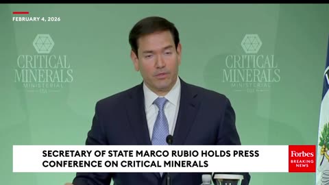 Marco Rubio: This Is Why 'Argentina Is Going To Be A Key Partner' For Critical Mineral Supplies