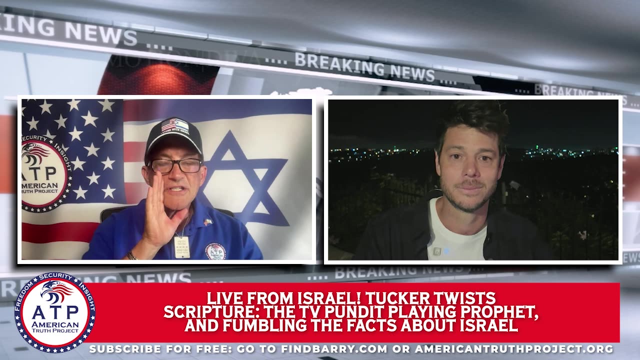 TUCKER TWISTS SCRIPTURE: THE TV PUNDIT PLAYING PROPHET, AND FUMBLING THE FACTS ABOUT ISRAEL