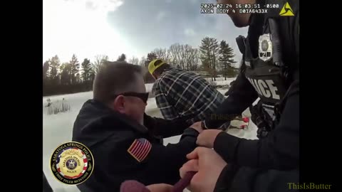 Horse rescued from icy pond by Saratoga Springs police and owner